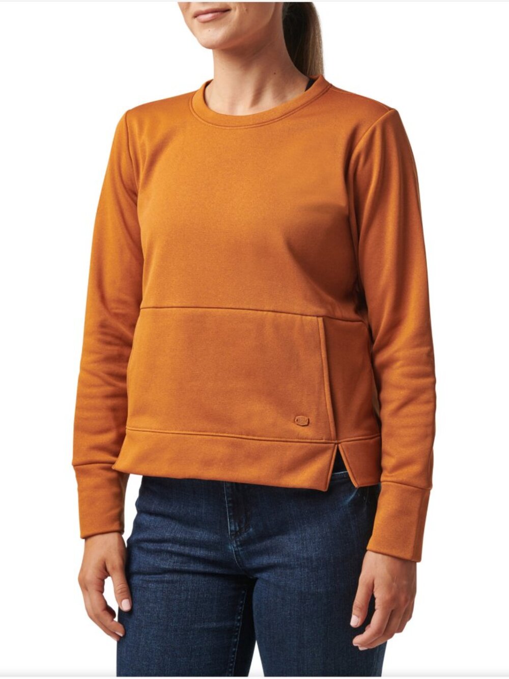 5.11 Tactical Elizabeth Crew Sweatshirt in Burnt Orange - XS